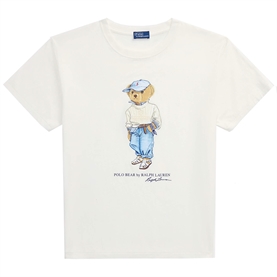 Polo Ralph Lauren Polo Bear Cotton Jersey T-shirt, Hvid